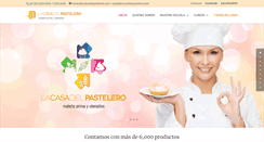 Desktop Screenshot of casadelpastelero.com